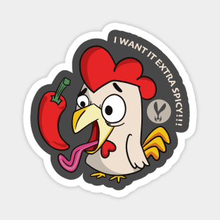 Spicy Chicken Magnet