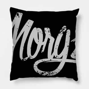 morgz crack merch Pillow