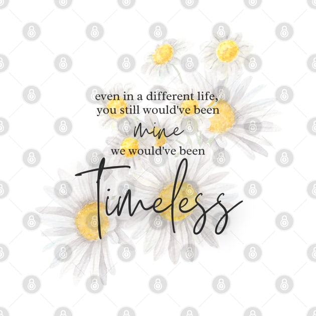 Timeless Inspired Swiftie Daisies by Sapphic Swiftie 