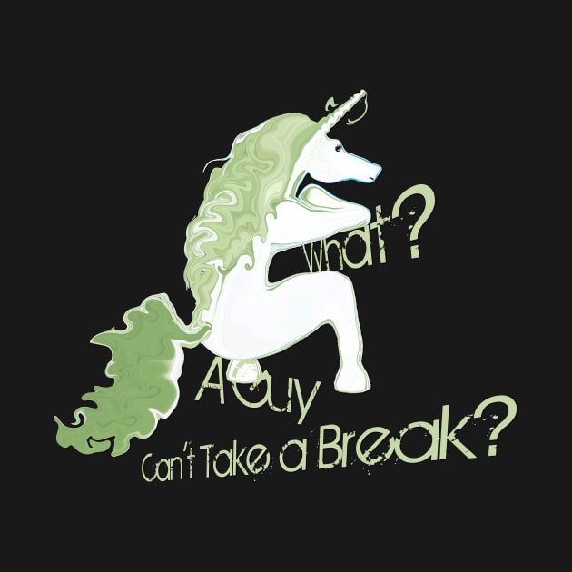 What? A guy can't take a break! by RoxanneCH