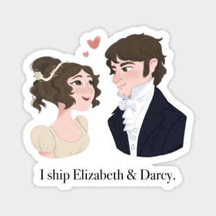 Elizabeth & Darcy Magnet