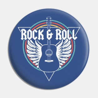 Rock And Roll - Music Lovers Pin