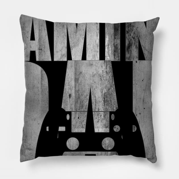 Gaming dad or father for a fathers day gift Pillow by Guntah