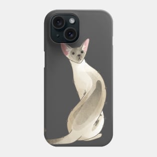 Siamese cat - Gifts for cat lovers Phone Case