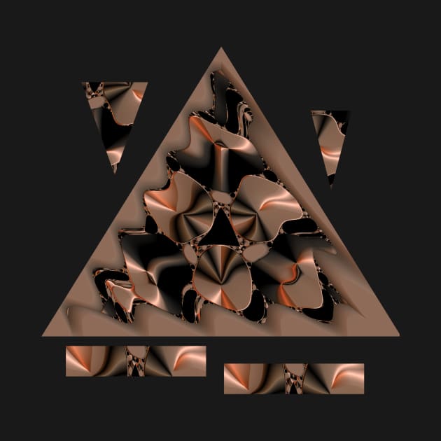 Beige Triangles Fractal by Gingezel