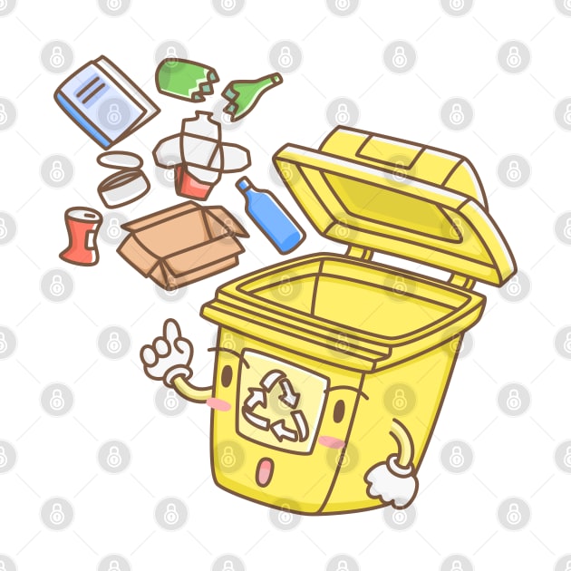 Recyclable Waste by EasyHandDrawn