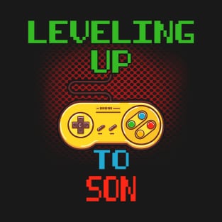 Promoted To Son T-Shirt Unlocked Gamer Leveling Up T-Shirt