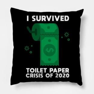 I Survived The Great Toilet Paper Shortage Of 2020 Gift fun Pillow