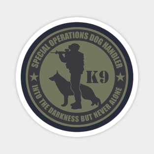 Special Operations Dog Handler Magnet