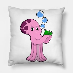 Octopus Poker Poker cards Pillow