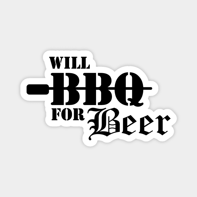 Will bbq for beer Magnet by nektarinchen