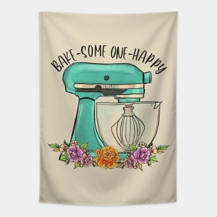 vintage kitchen baking design " bake someone happy" Tapestry