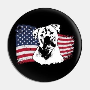 American Bulldog funny gift Shirt Pin
