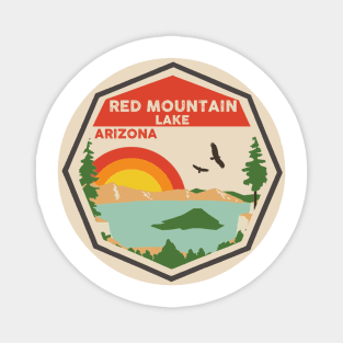 Red Mountain Lake Arizona Magnet