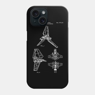 Imperial Space Shuttle (white) Phone Case