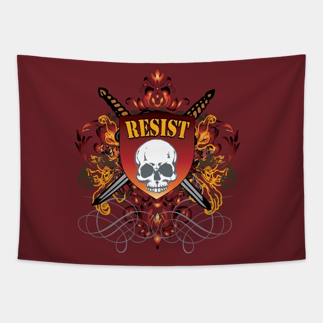 RESIST TYRANNY Tapestry by StephenBibbArt