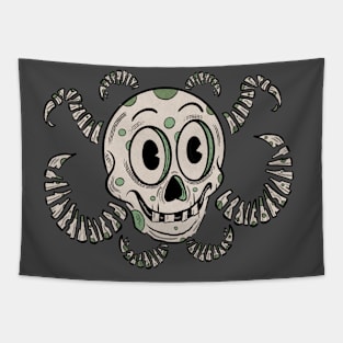 Octo-Skull Tapestry