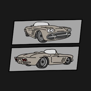 vintage retro car classic illustration T-Shirt