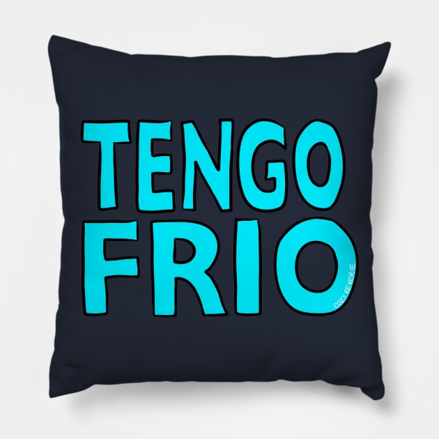 Tengo Frio Pillow by cozyreverie