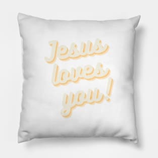 Jesus Loves You! Pillow