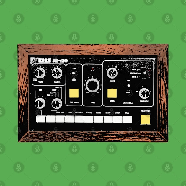 Korg MiniPops SR-120 Drum Machine / Graphic Art by DankFutura