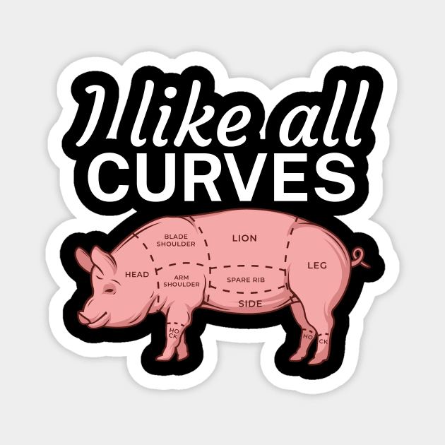 I like all curves Magnet by maxcode