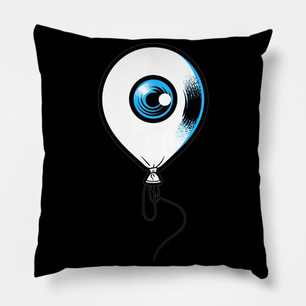 Balloon Eyes Motif Lovers Gift Design Pillow by Shirtjaeger