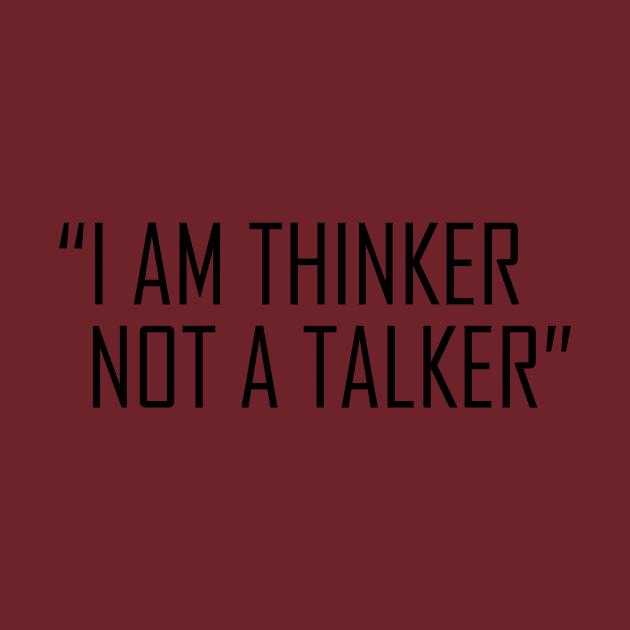 I AM A THINKER by simple_merch