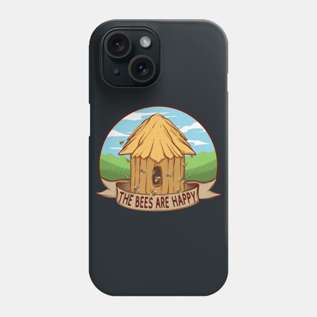 Valheim The Bees Are Happy Phone Case by Artistic Imp