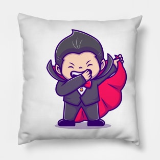 Cute Dracula Dabbing Pillow