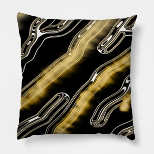 Golden Waves Pillow