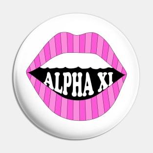 A Xi D Pink Lips Pin