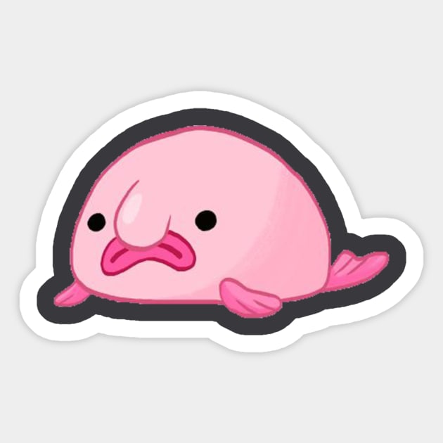 Blobby the Blob Fish' Sticker