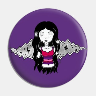 Zombie girl Pin