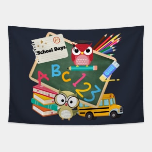 School Days Tapestry