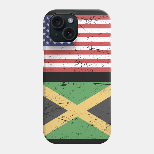 United States Flag & Jamaica Flag Phone Case by MeatMan