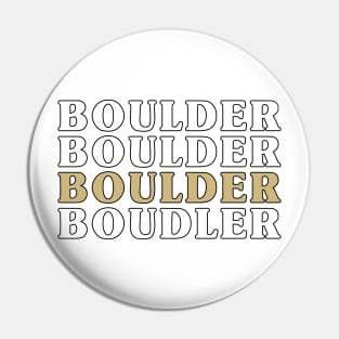 Boulder Colorado Pin