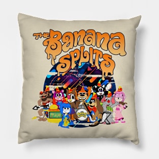 The Banana Splits Colourful Pillow