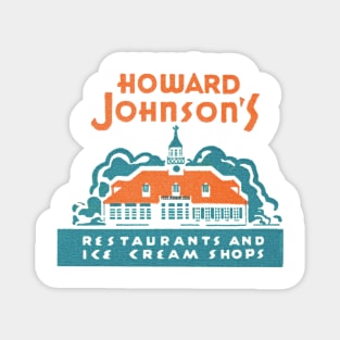 Vintage Distressed Howard Johnson's Magnet