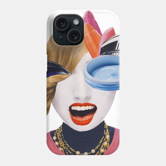 Smiling Girl Phone Case by Luca Mainini