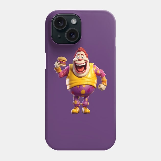 Ronald Mcdonald Grimace Phone Case by Acid_rain