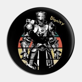 Cool Retro Knight II: Dignity Pin