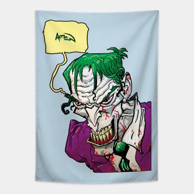 AMEN - What A Clown Tapestry by Samax