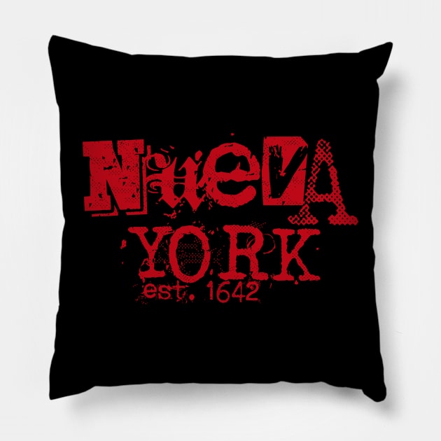 Nueva York 1642 12.0 Pillow by 2 souls