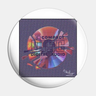 #00 compact disc Pin