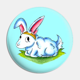 Bunny Fluff Pin