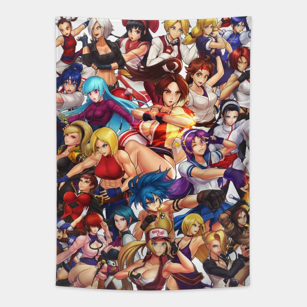 SNK Girls Tapestry by hybridmink