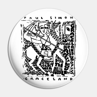 PAUL SIMON GRACELAND Pin