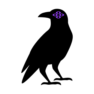 Cursed Crow - Purple T-Shirt