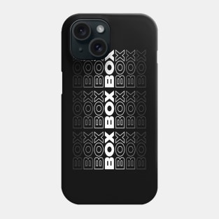 Box Box Box F1 Faded Text Design Phone Case